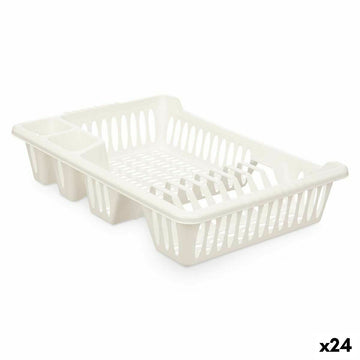 Égouttoir pour Évier Kinvara YMA04 1098 01 Blanc 40 x 8 x 29,5 cm (24 Unités)