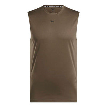 Maillot de Corps sans Manches pour Homme Reebok Id Train Slvls Tech Marron