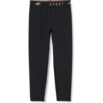 Sports Leggings for Children 4F Black