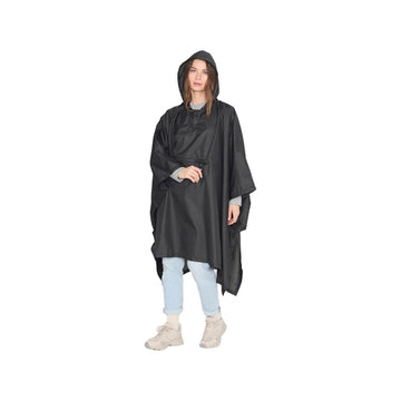 Regenmantel Bisetti Schwarz (Einheitsgröße)