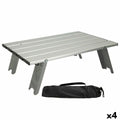 Folding Table Aktive Silver Aluminium 40 x 13 x 28,5 cm (4 Units)