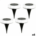Solar-Gartenpfahl-Set Aktive 4 Stücke ABS 10,5 x 12,5 x 10,5 cm (6 Stück)