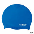 Swimming Cap Intex One size Silicone (24 Units)
