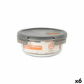 Lunchbox hermetisch MasterChef Grau Durchsichtig kreisförmig 970 ml (6 Stück)