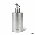 Ölfläschchen Quttin Silberfarben Edelstahl 550 ml (12 Stück)
