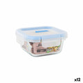 Hermetic Lunch Box Quttin Boho Transparent 0,3 L (12 Units)