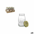 Glass Jar La Mediterránea QUATRE 0,75 L (12 Units)