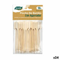 Brochette pour apéritif Algon Bambou 50 Pièces (24 Unités)