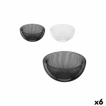Fruit Bowl Confortime Metal 25 x 25 x 11 cm (6 Units)