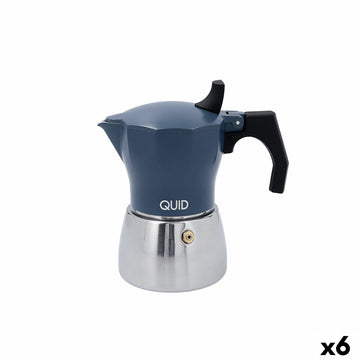 Cafetière Italienne Quid Baltic Blanc Métal 3 Tasses (6 Unités)
